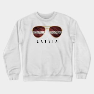 Latvia Sunglasses, Latvia Flag, Latvia gift ,  Latvian , Crewneck Sweatshirt